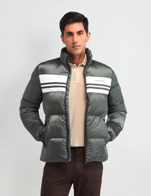 Buy Arrow Sport Shiny Quilted Mid Weight Jacket - NNNOW.com