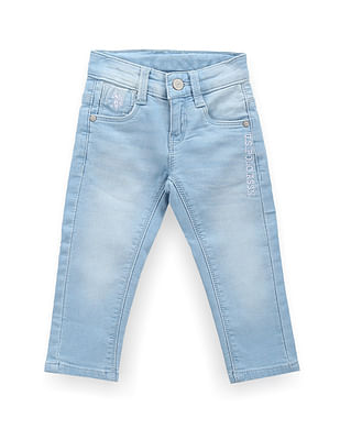 U S Polo Assn Kids Boys Slim Fit Blue Jeans