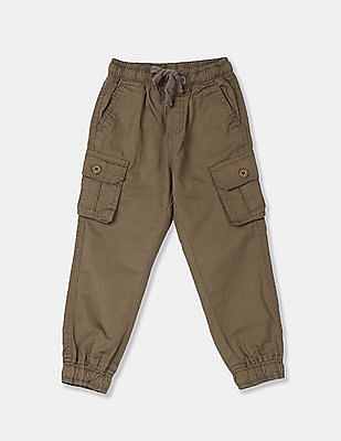 woven cargo joggers