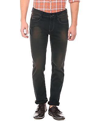 Flying Machine Slim Tapered Fit Brushed Jeans Flying Machine Slim Tapered Fit Brushed Jeans