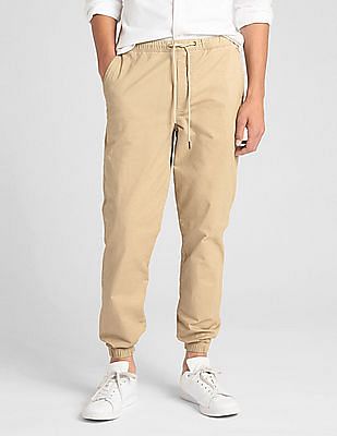 gap twill joggers