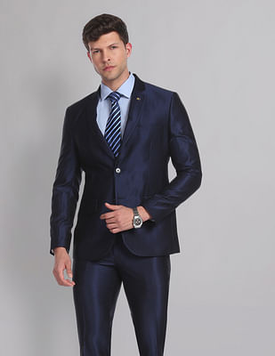 Ad By Arvind Single Breasted Two Piece Suit