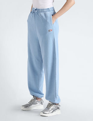 Miu Miu logo-embroidered Cotton Track Pants - Farfetch