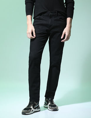 Flying Machine Slash Slim Tapered Fit Mid Rise Jeans