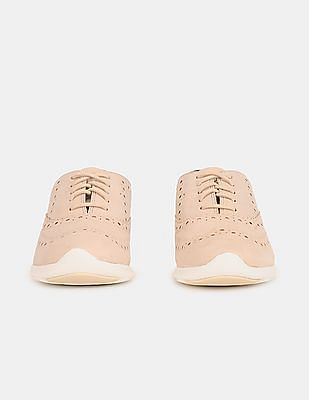 Buy Cole Haan Women Nude ZERØGRAND Wingtip Closed Hole