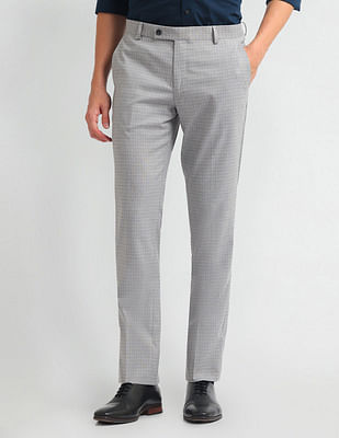 Arrow Graph Check Tapered Fit Trousers