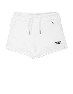 Calvin Klein Jeans - Teen Boys Grey Organic Cotton Logo Joggers