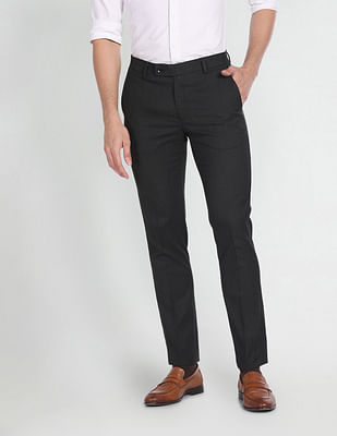 Arrow Slim Fit Smart Flex Formal Trousers