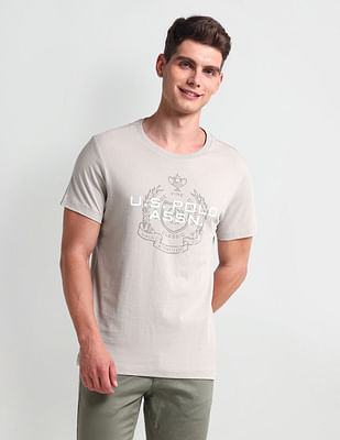 U S Polo Assn Denim Co Muscle Fit Brand Print T-Shirt