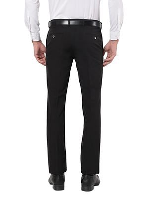 DKNY Slim Fit Black Trousers | Buy Online at Moss