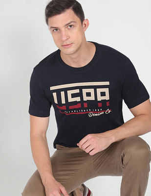 U S Polo Assn Denim Co Brand Print T-Shirt