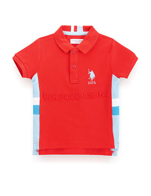 U S Polo Assn Kids Boys Applique Polo Shirt