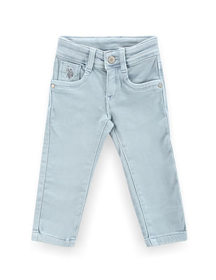 U S Polo Assn Kids Boys Mid Rise Slim Fit Jeans