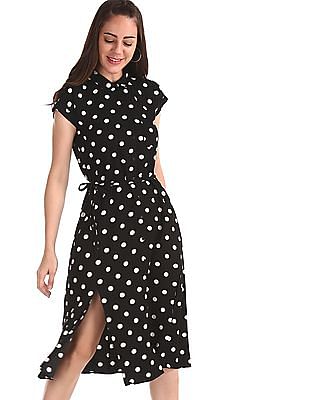 elle polka dot dress