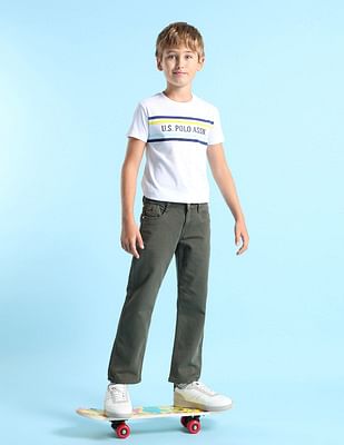 U S Polo Assn Kids Boys Relaxed Fit Mid Rise Jeans