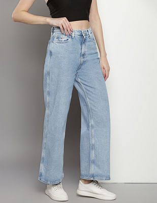 Tommy Hilfiger Recycled Cotton Claire Wide Leg Jeans