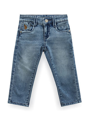 U S Polo Assn Kids Boys Slim Fit Blue Jeans