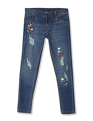 girls slim jeans