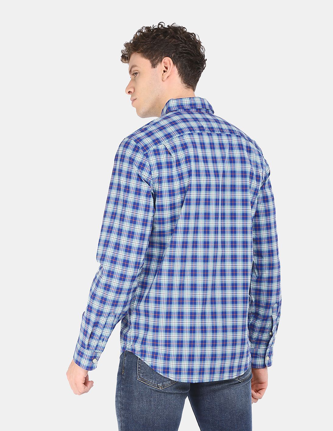 トップス \"90s old GAP\" BD L/S check shirt M fit=scale-down,w=1200