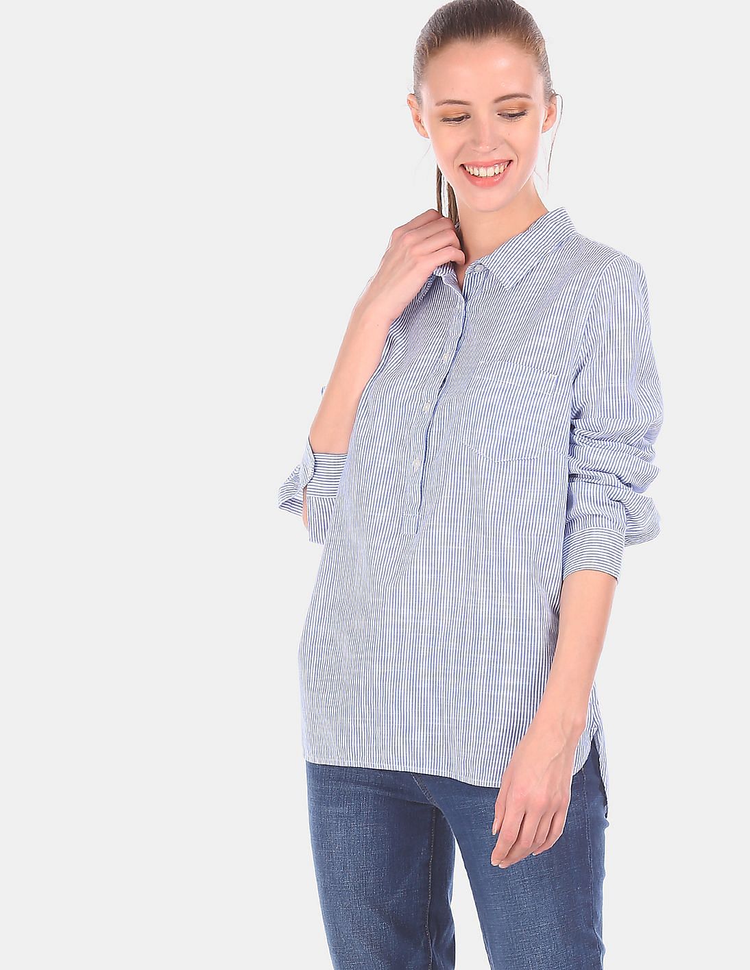 gap easy popover shirt