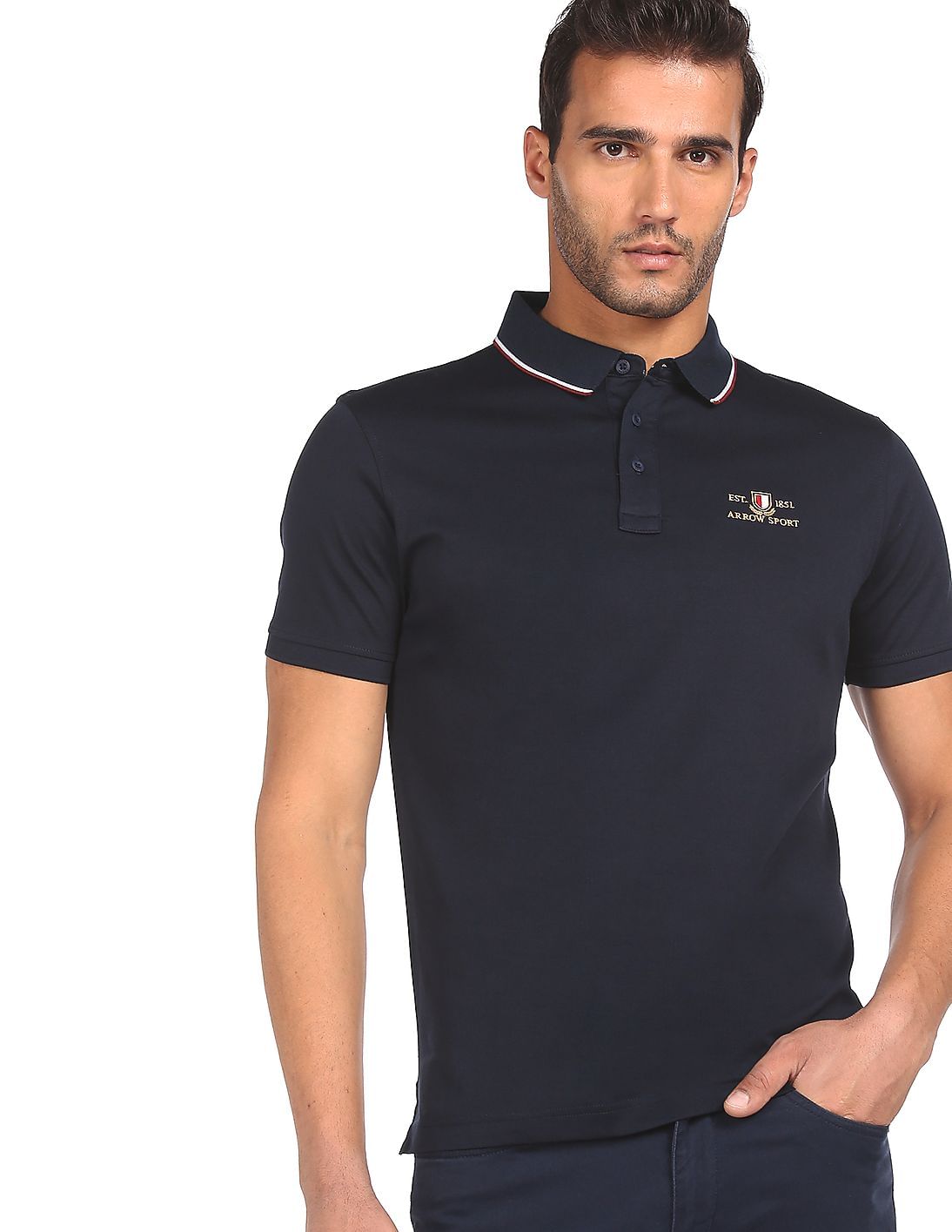 Tipped polo shirt Clearance