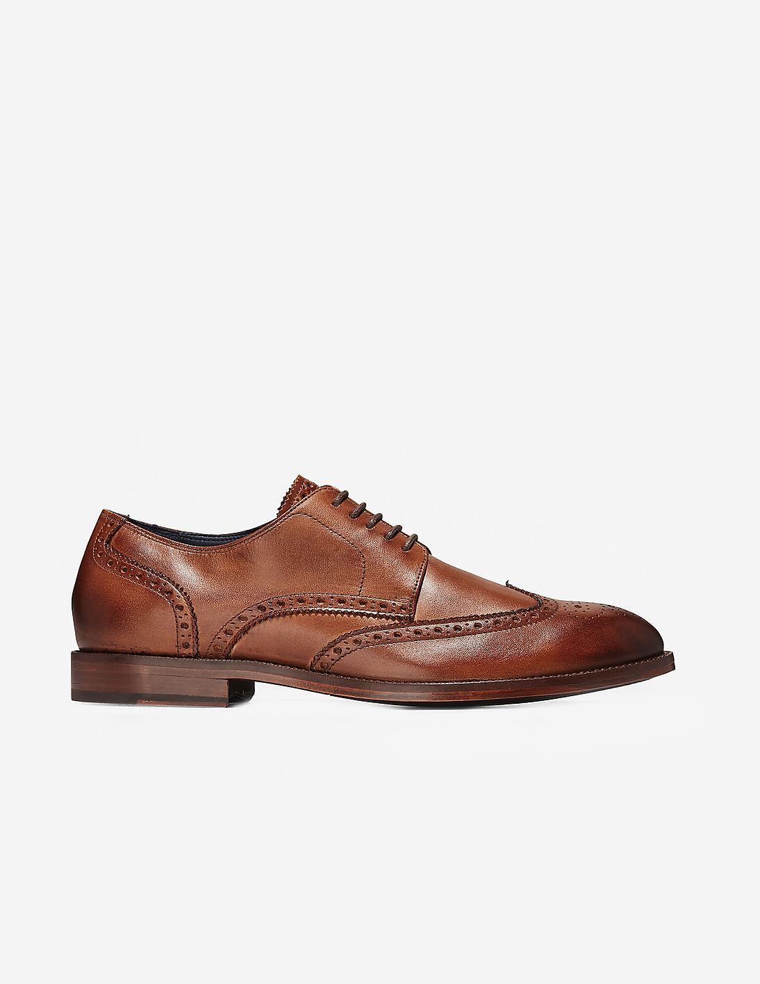 cole haan winston tan wingtip derbys