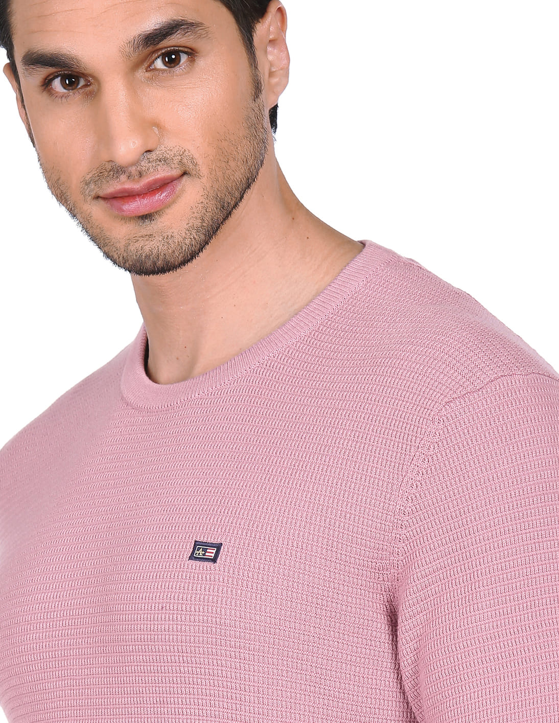 Buy Arrow Sports Pure Cotton Patterned Knit Sweater - NNNOW.com