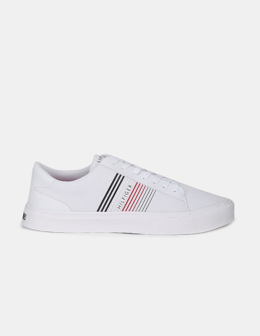 tommy hilfiger lightweight stripes knit sneaker