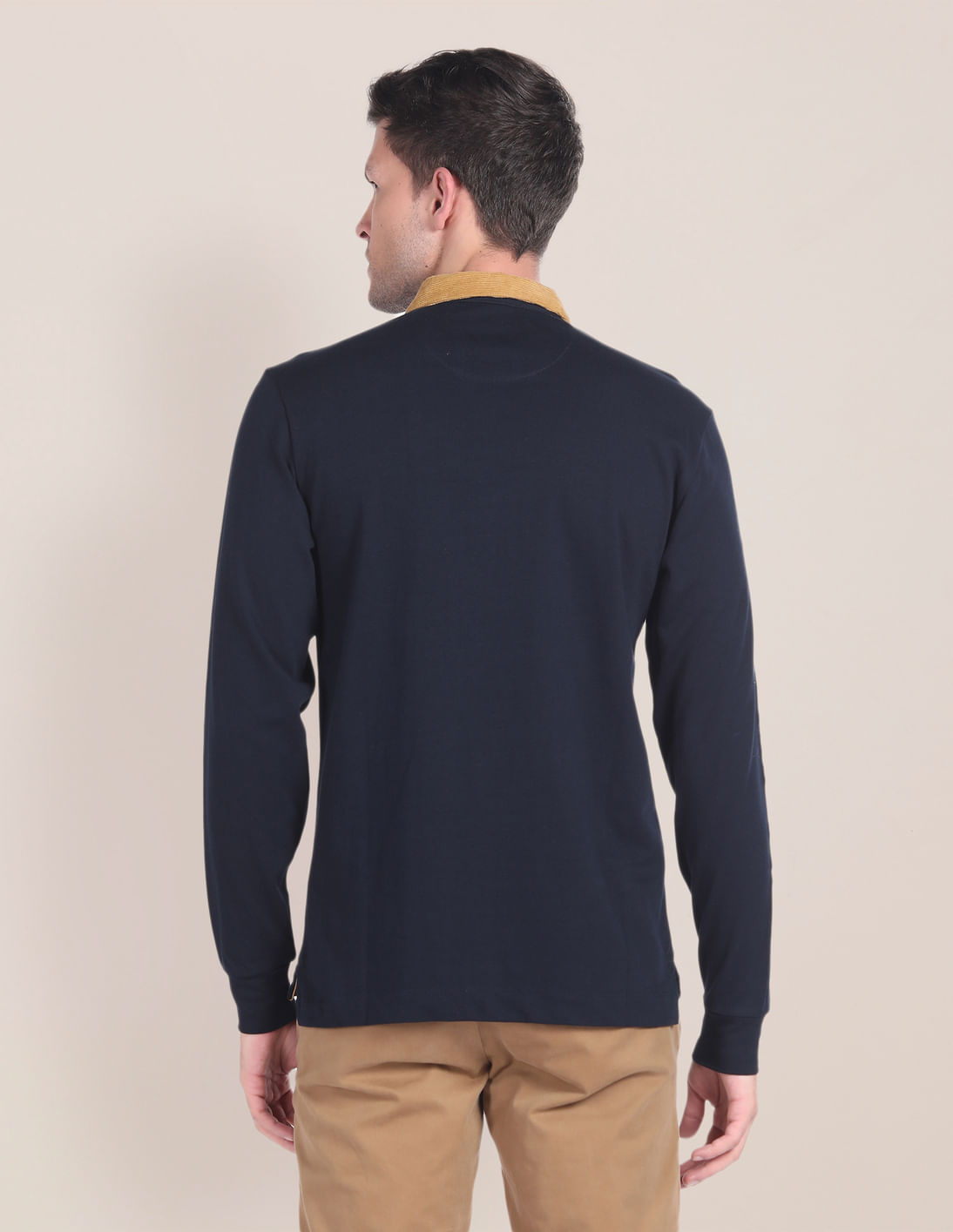 シャツ/ブラウス(長袖/七分) RANDEBOO pleats cape shirt (navy) Gray-blue shirt with navy floral print | NZA New Zealand