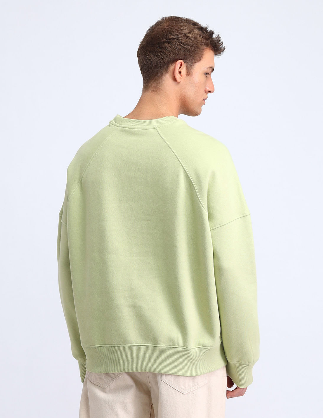 Buy Flying Machine Pure Cotton Oversized Sweatshirt - NNNOW.com