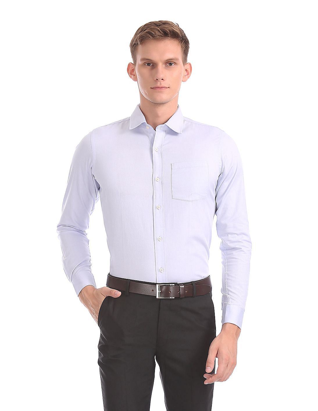 Buy Men ASSF0506 Light Lavender Mens Shirt online at NNNOW.com