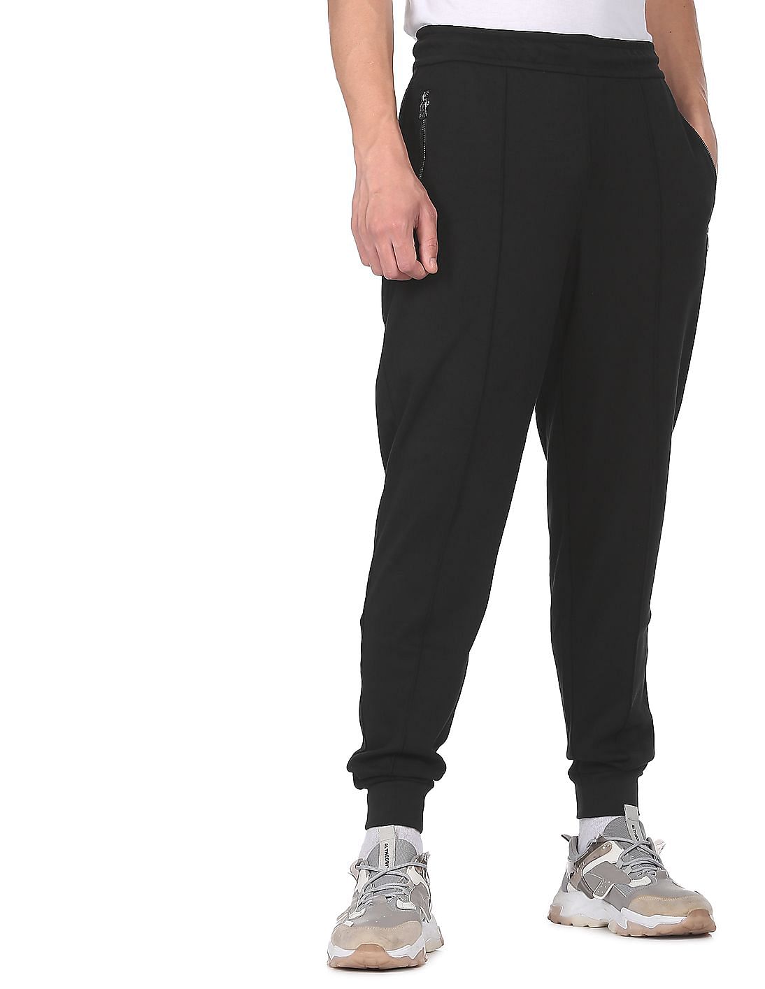 calvin klein joggers mens black