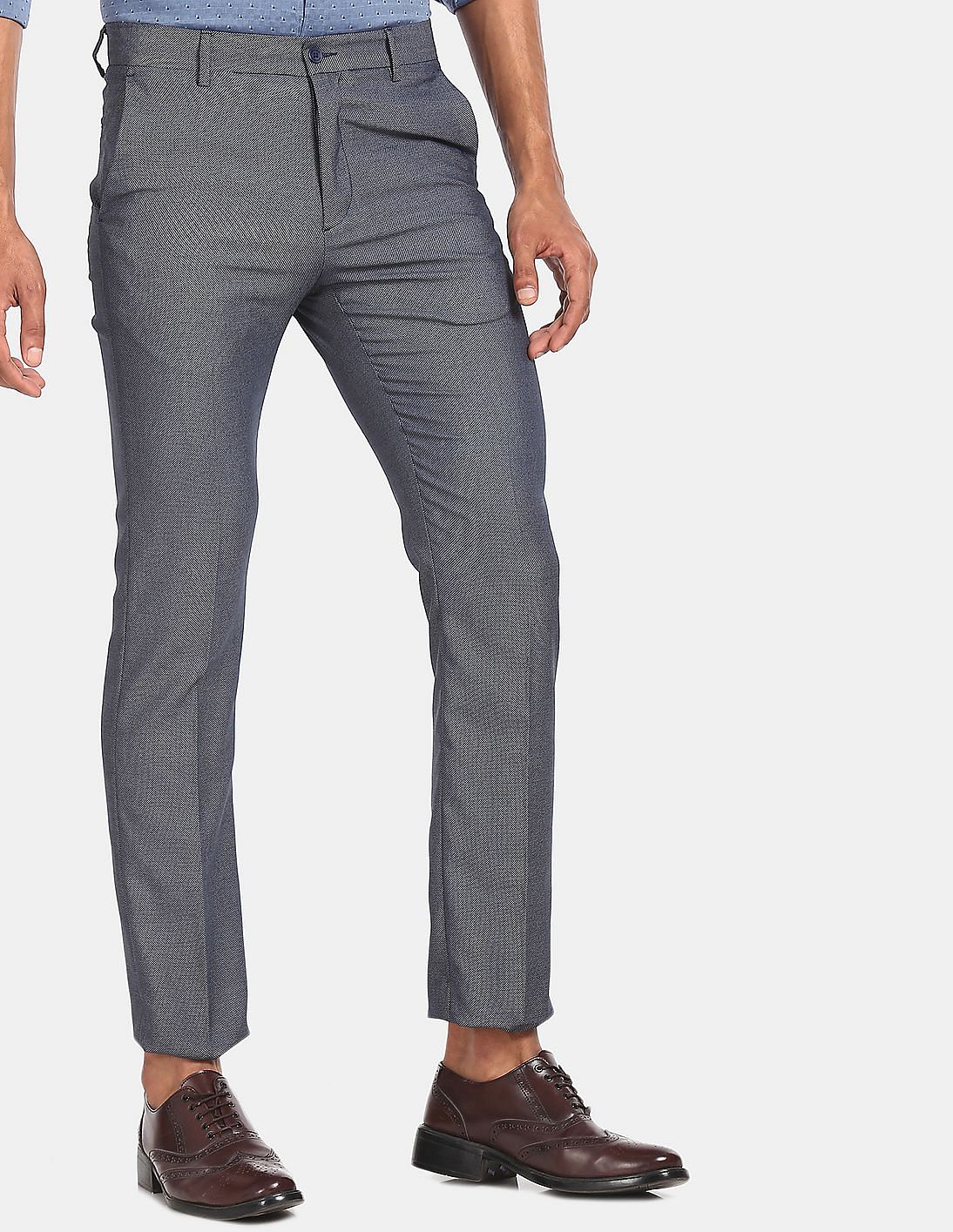 Excalibur Beige Slim Fit Flat Trousers  Buy Excalibur Beige Slim Fit  Flat Trousers Online at Low Price in India  Snapdeal