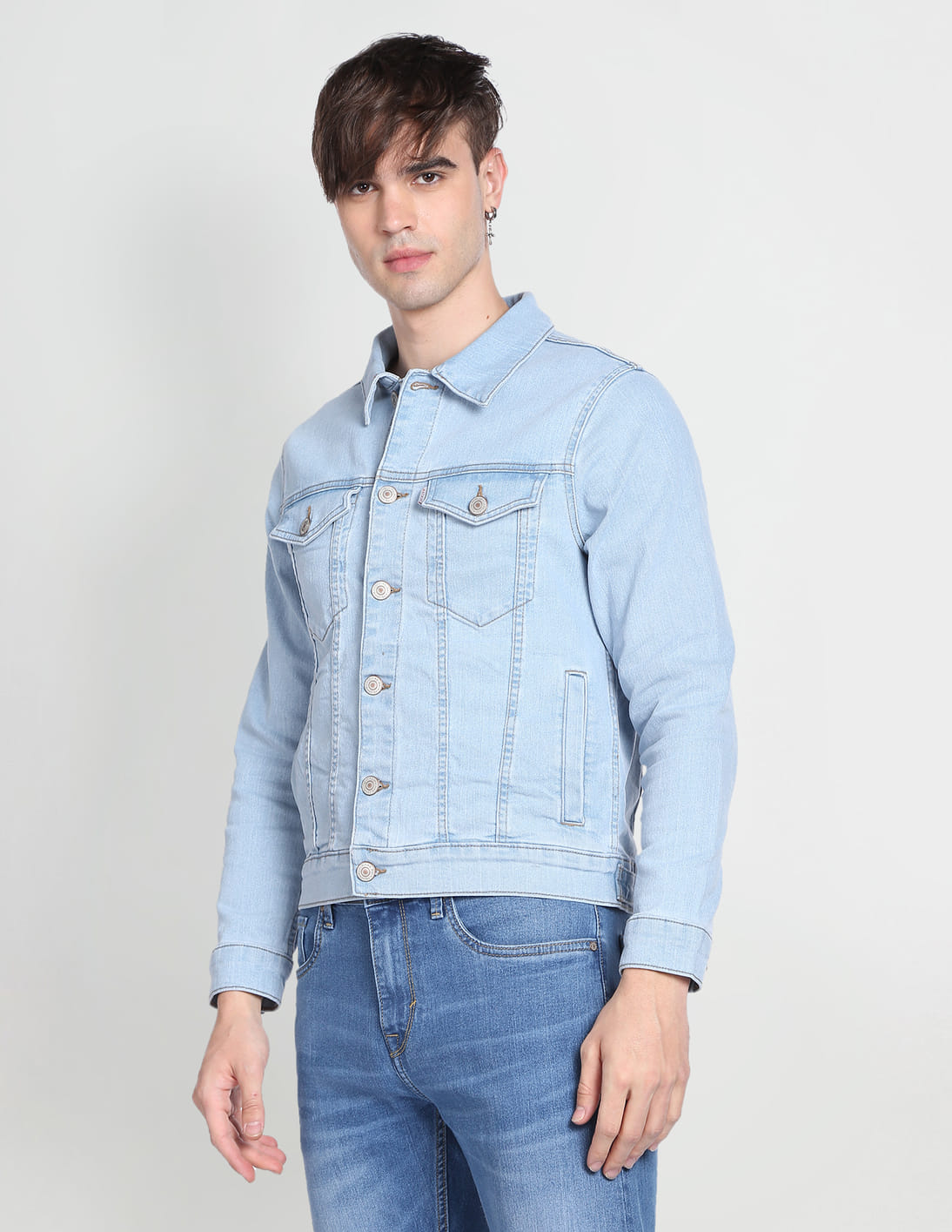 Buy Flying Machine Washed Denim Jacket - NNNOW.com