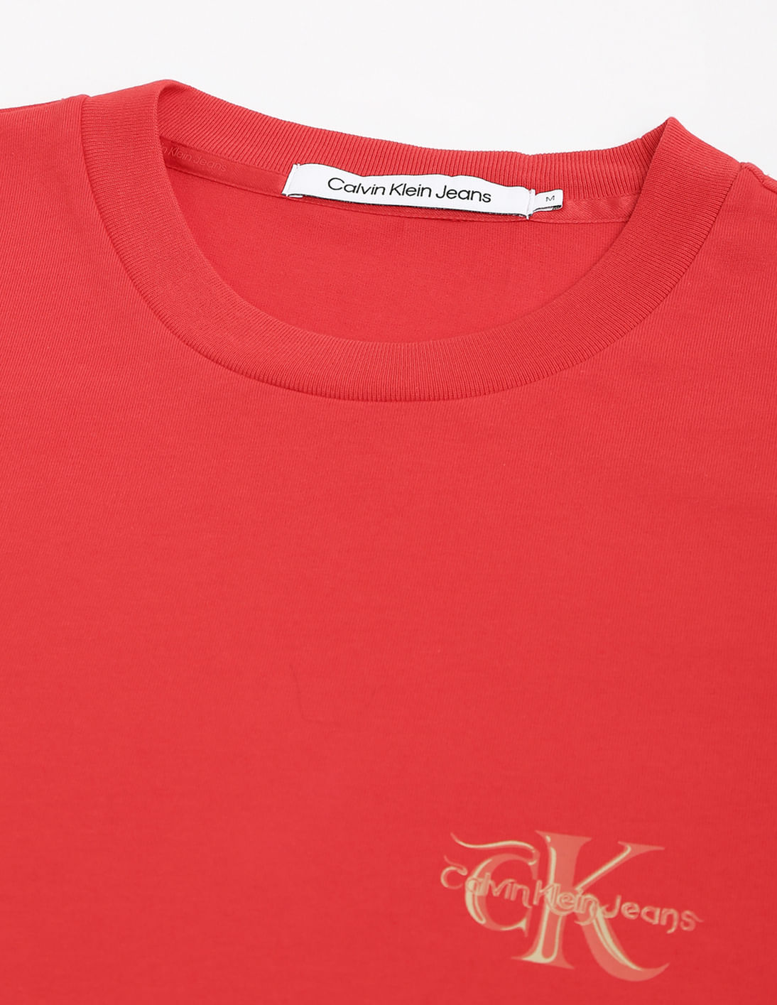 Tシャツ・カットソー   Men's Regular Fit CKJ Back Logo Graphic Short S Cotton printed t-shirt Ck black Calvin Klein - Men