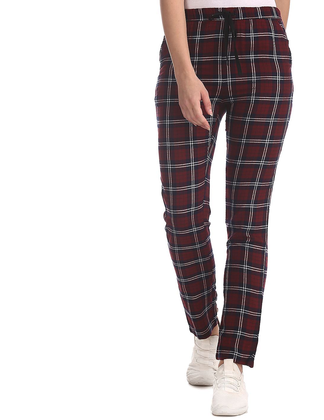Check lounge pants womens Clearance