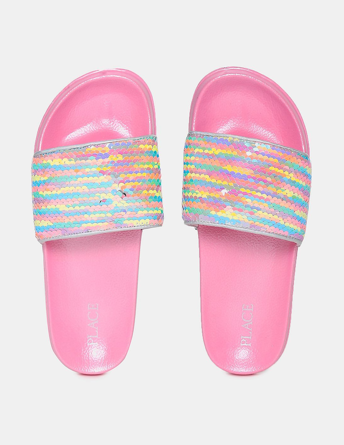girls pink slides
