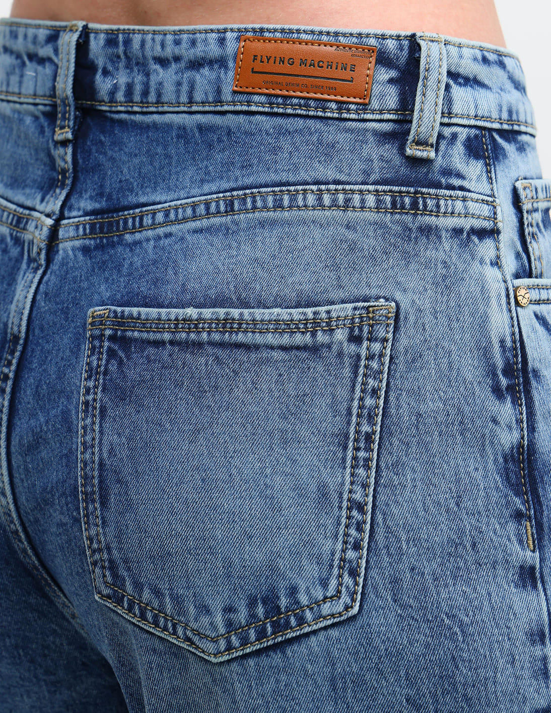 Buy Flying Machine Women High Rise Straight Fit Jeans - NNNOW.com