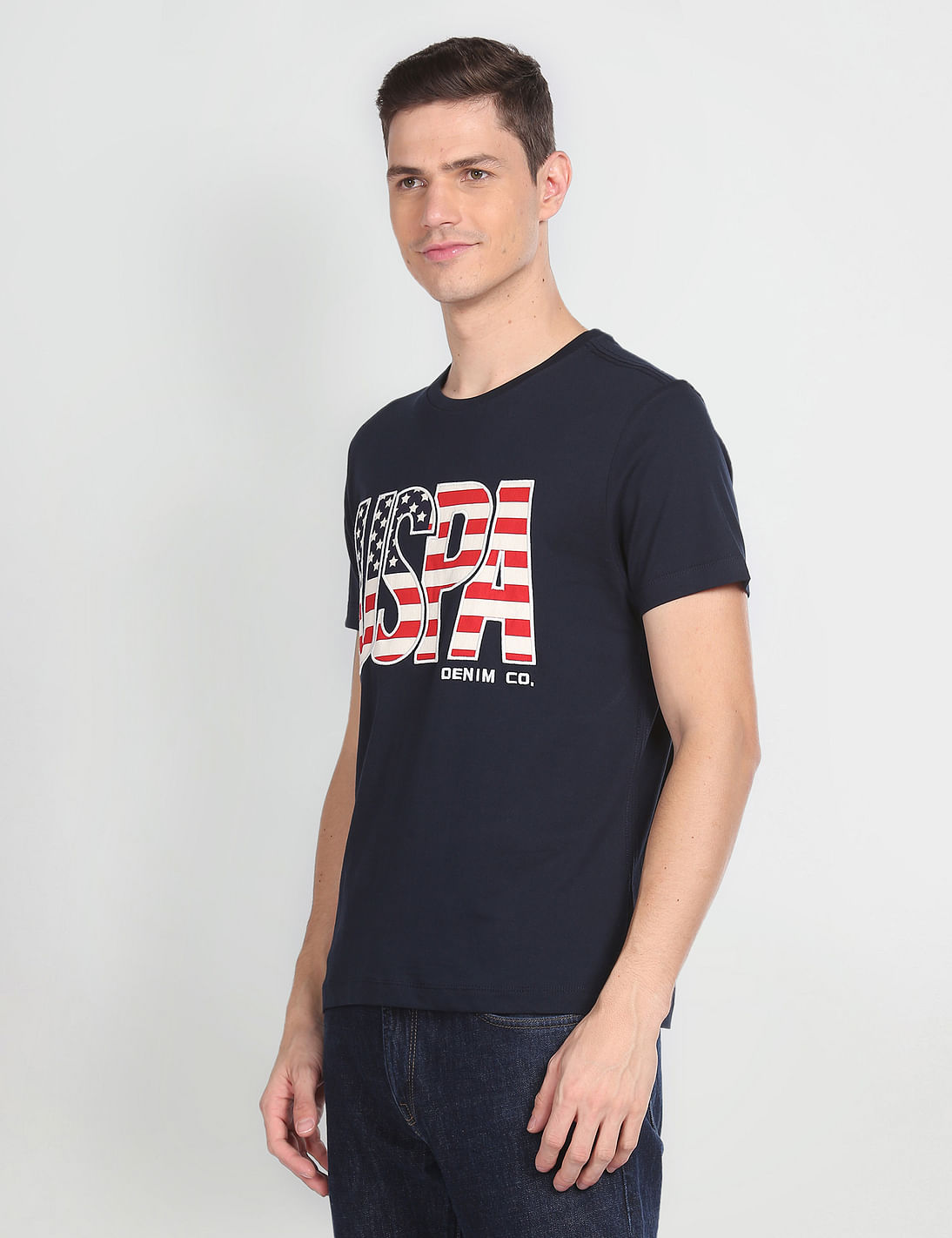 Buy U.S. Polo Assn. Denim Co. Crew Neck Cotton T-Shirt
