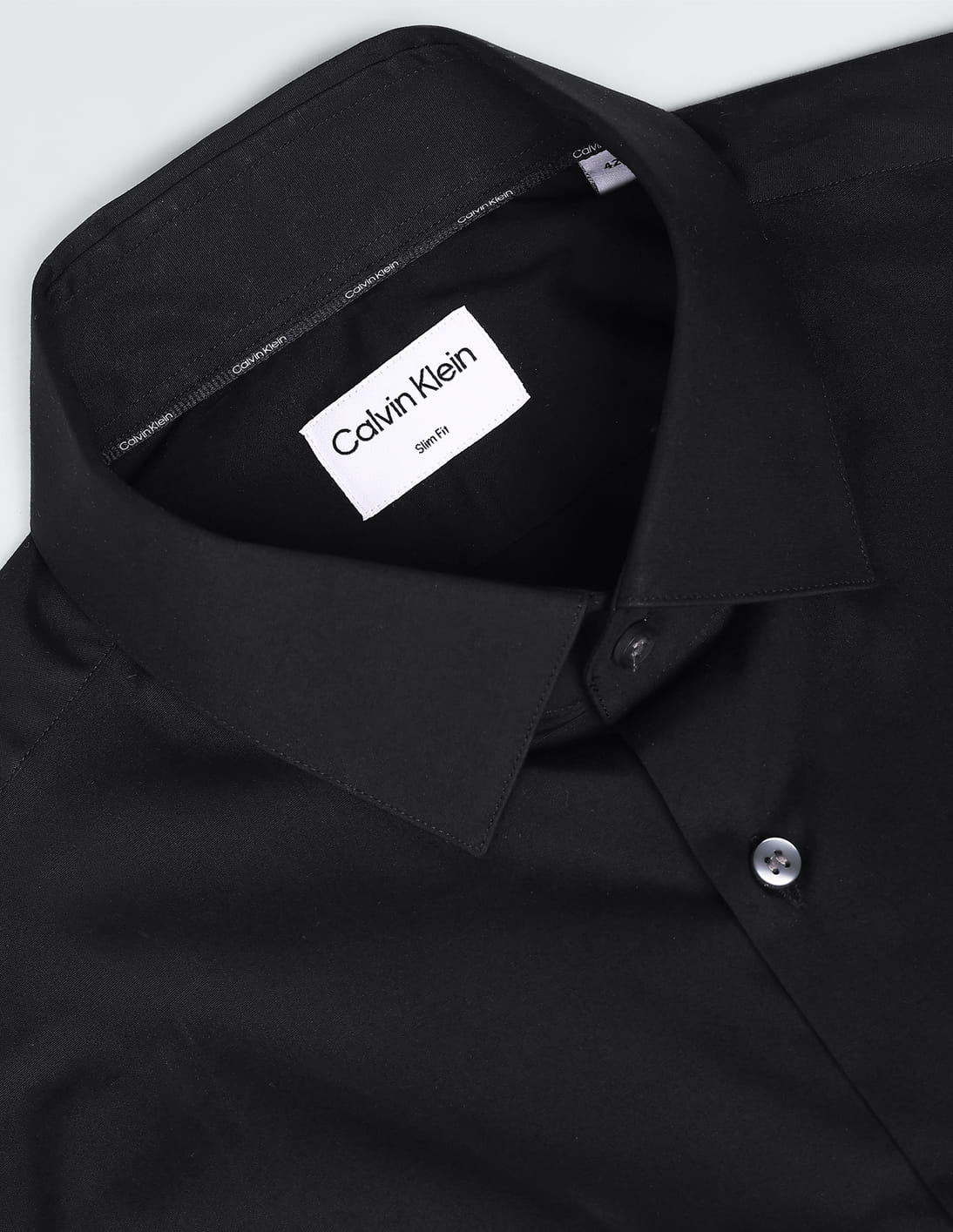 Buy Calvin Klein Poplin Stretch Slim Fit Shirt - NNNOW.com