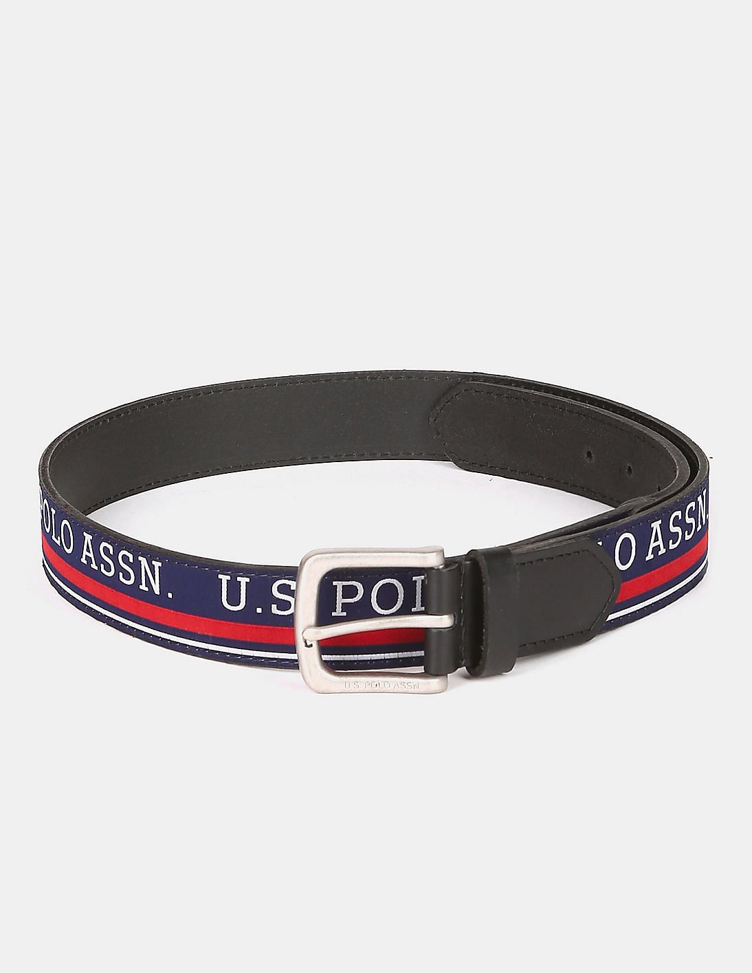 Buy U.S. Polo Assn. Brand Print Tonal Stripe Belt - NNNOW.com