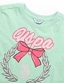 U.S. Polo Assn. Kids Girls Bow Print Relaxed Fit T-Shirt