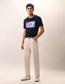 U.S. Polo Assn. Denim Co. Brand Printed Pure Cotton T-Shirt