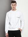 Calvin Klein Spray Logo Crew Neck Sweatshirt