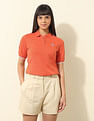 U.S. Polo Assn. Women Regular Fit Solid Polo Shirt
