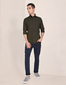 U.S. Polo Assn. Windowpane Check Premium Cotton Casual Shirt