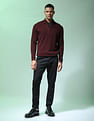Flying Machine Slash Slim Tapered Fit Solid Trousers