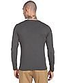 Flying Machine Long Sleeve Round Neck T-Shirt