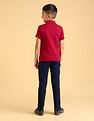 U.S. Polo Assn. Kids Boys Typography Printed Polo Shirt