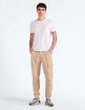 Flying Machine Mid Rise Solid Cargo Utility Trousers